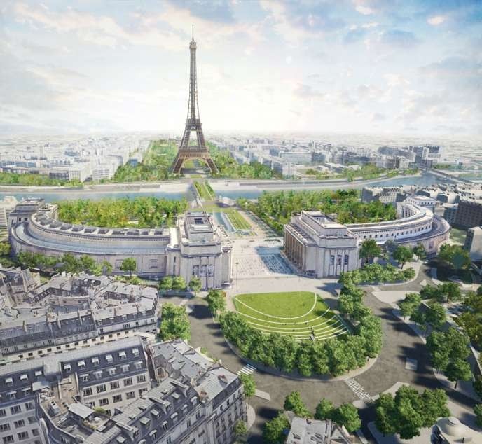 en 2024, autour de la tour Eiffel, « le plus grand jardin » de Paris
