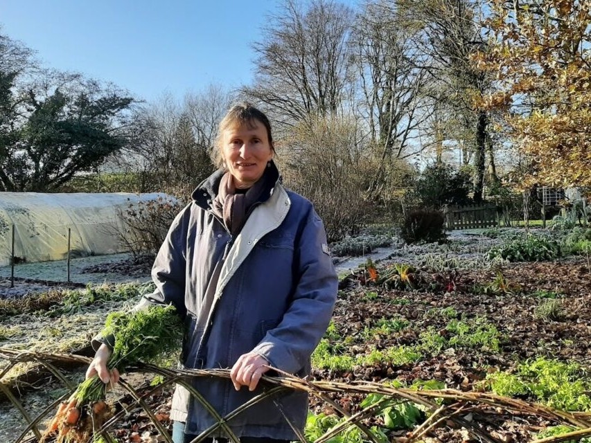 Pluméliau (Morbihan)  Magali Bouillon reçoit pour son jardin potager le  1er prix national