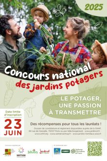 Concours National des Jardins Potagers 2025, inscription jusqu'au 23 Juin !
