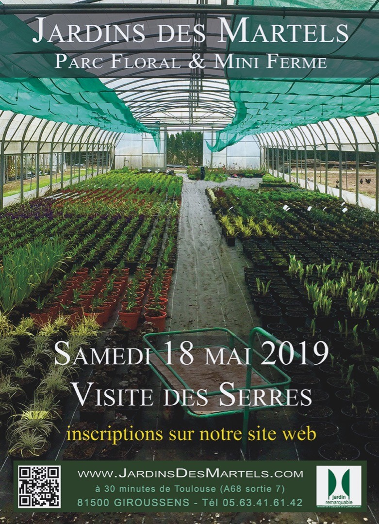 Visite des serres de culture