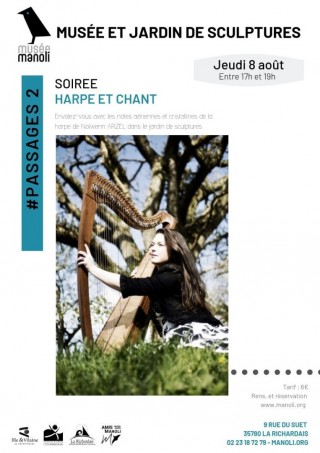 #PASSAGES : Soirée harpe et chant avec Nolwenn Arzel