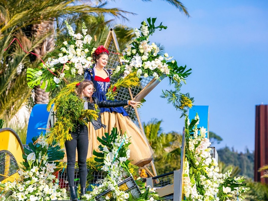 136e édition du carnaval de Nice et ses batailles de fleurs