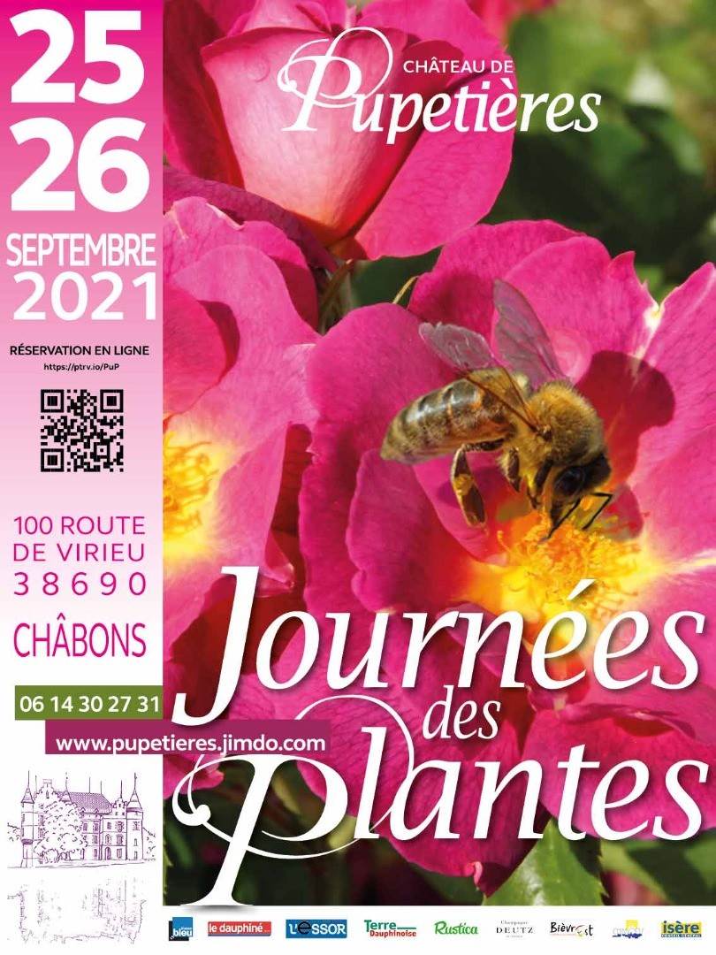 Journées des Plantes à Pupetieres les 25 et 26 septembre 2021, plus de 70 exposants...