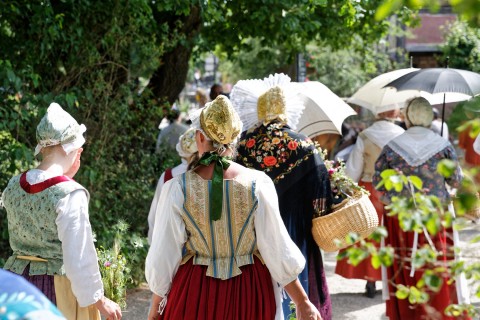 Le cortège du feuillu de Pentecôte