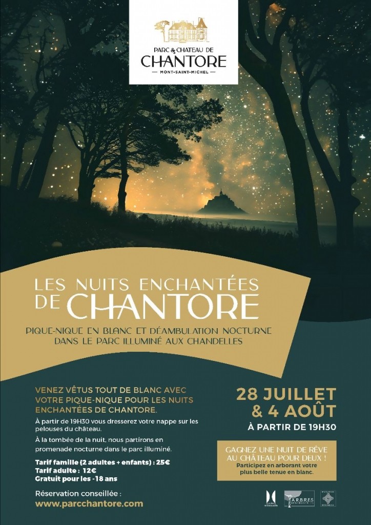 Les Nuits Blanches enchantées du château et parc de Chantore