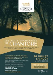 Les Nuits Blanches enchantées du château et parc de Chantore