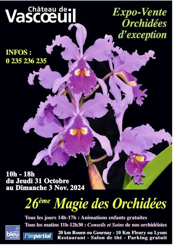 26°Magie des Orchidées au Château de Vascoeuil