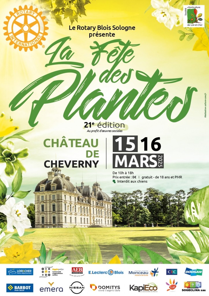 21ème édition de la Fêtes des Plantes à Cheverny (41)