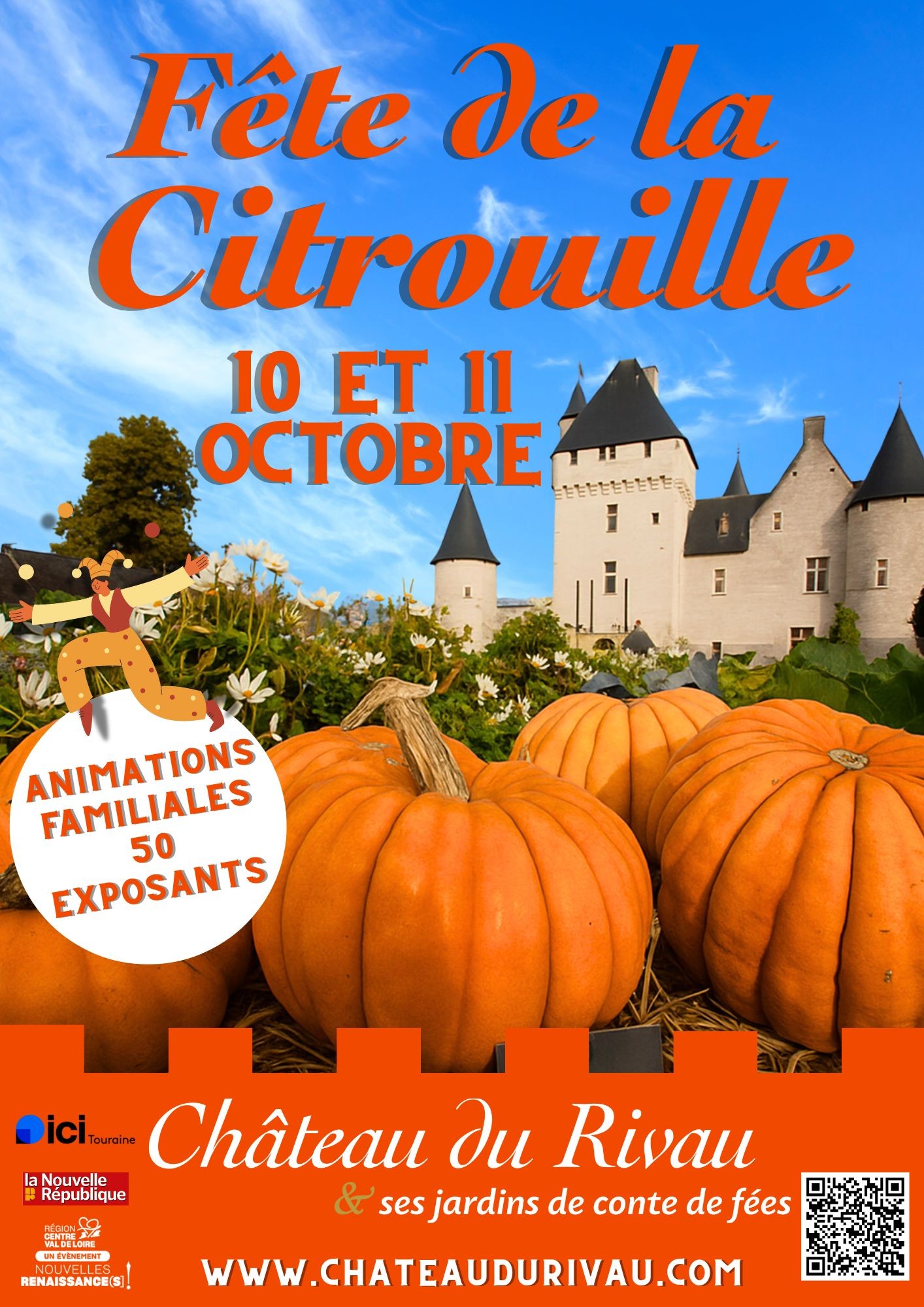Fête de la Citrouille au Château du Rivau (37)