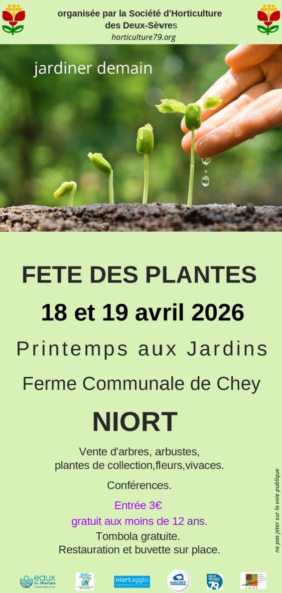 Printemps aux Jardins 2026 : 2 jours pour acheter, apprendre et jardiner autrement à Niort