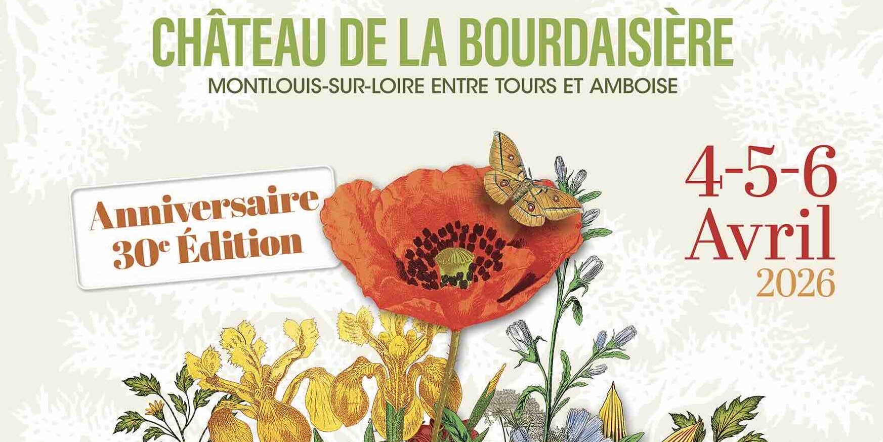 Fête des Plantes et du Printemps au Château de La Bourdaisière 4, 5 et 6 avril 2026