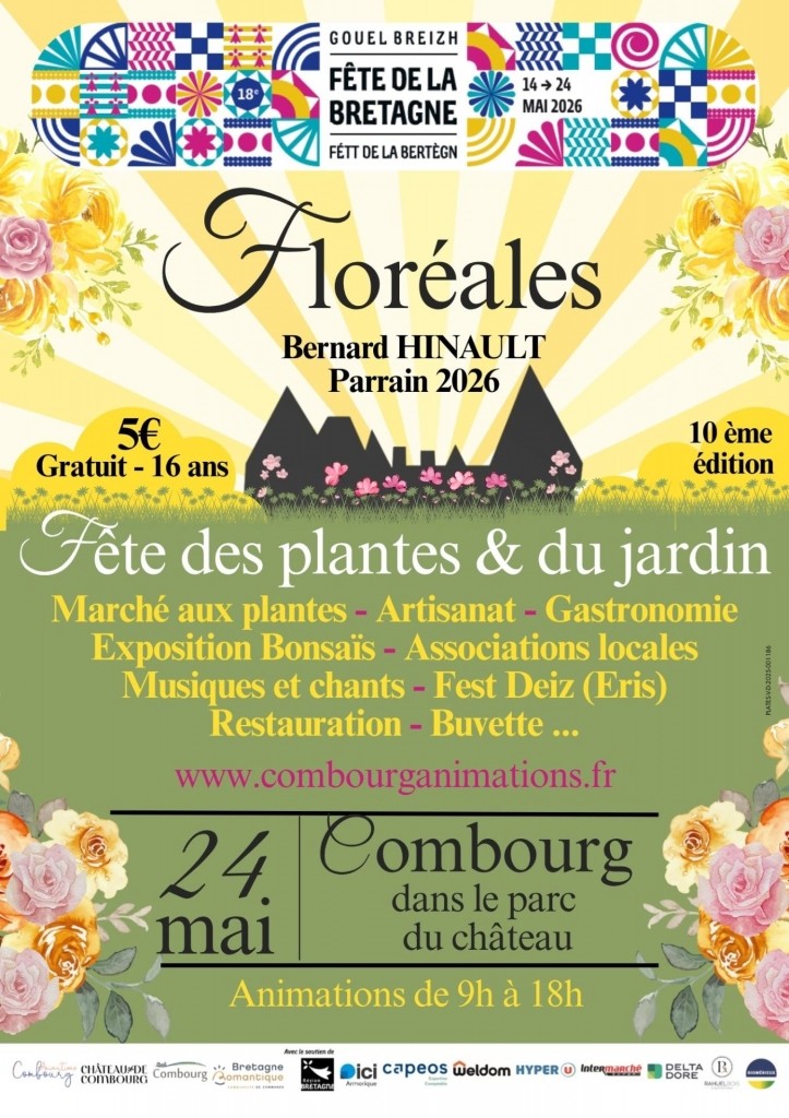 Les Floréales de Combourg fêtent la Bretagne!