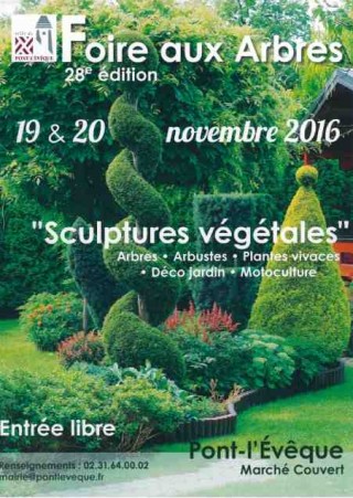 28eme Foire aux Arbres  sur le Thème des scupltures végétales