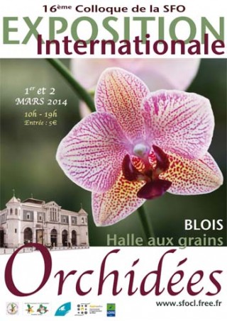 Exposition internationale d'Orchidées à Blois 1er et 2 mars 