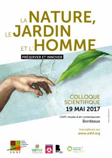 Colloque scientifique de la SNHF : La nature, le jardin et l'homme