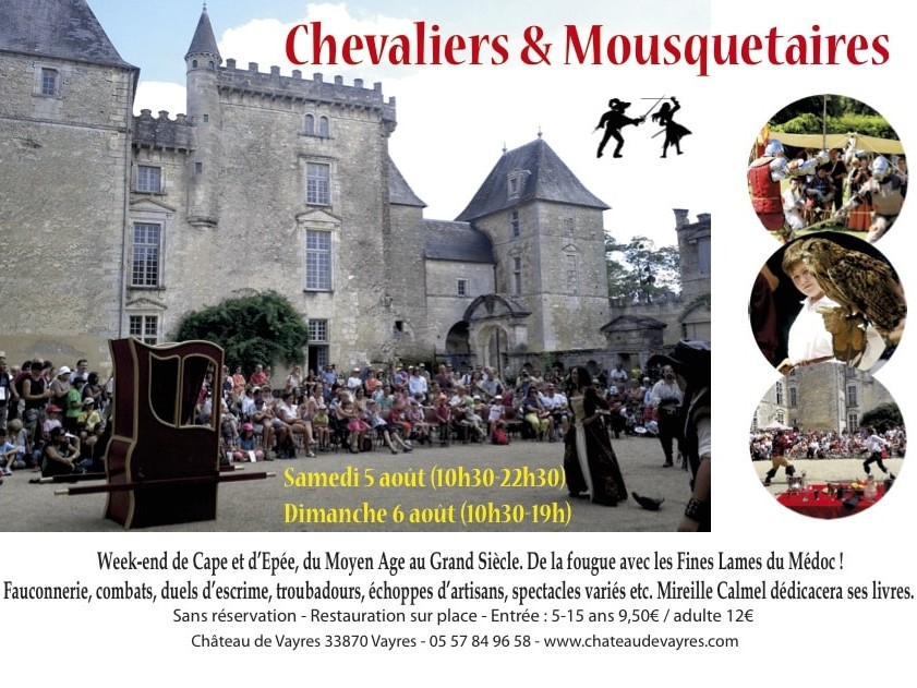 Chevaliers et Mousquetaires au Château de Vayres