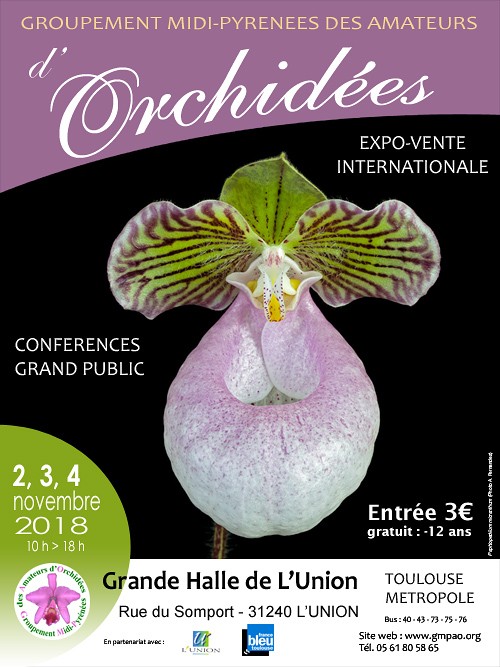 Exposition vente Internationale d'Orchidées à Toulouse